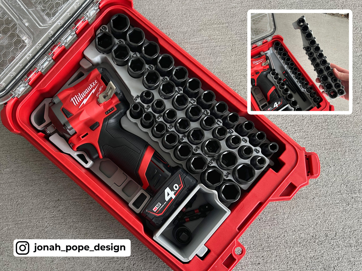 M12 Impact (3/8) plus the FULL 43 Piece Shockwave Impact Socket Set