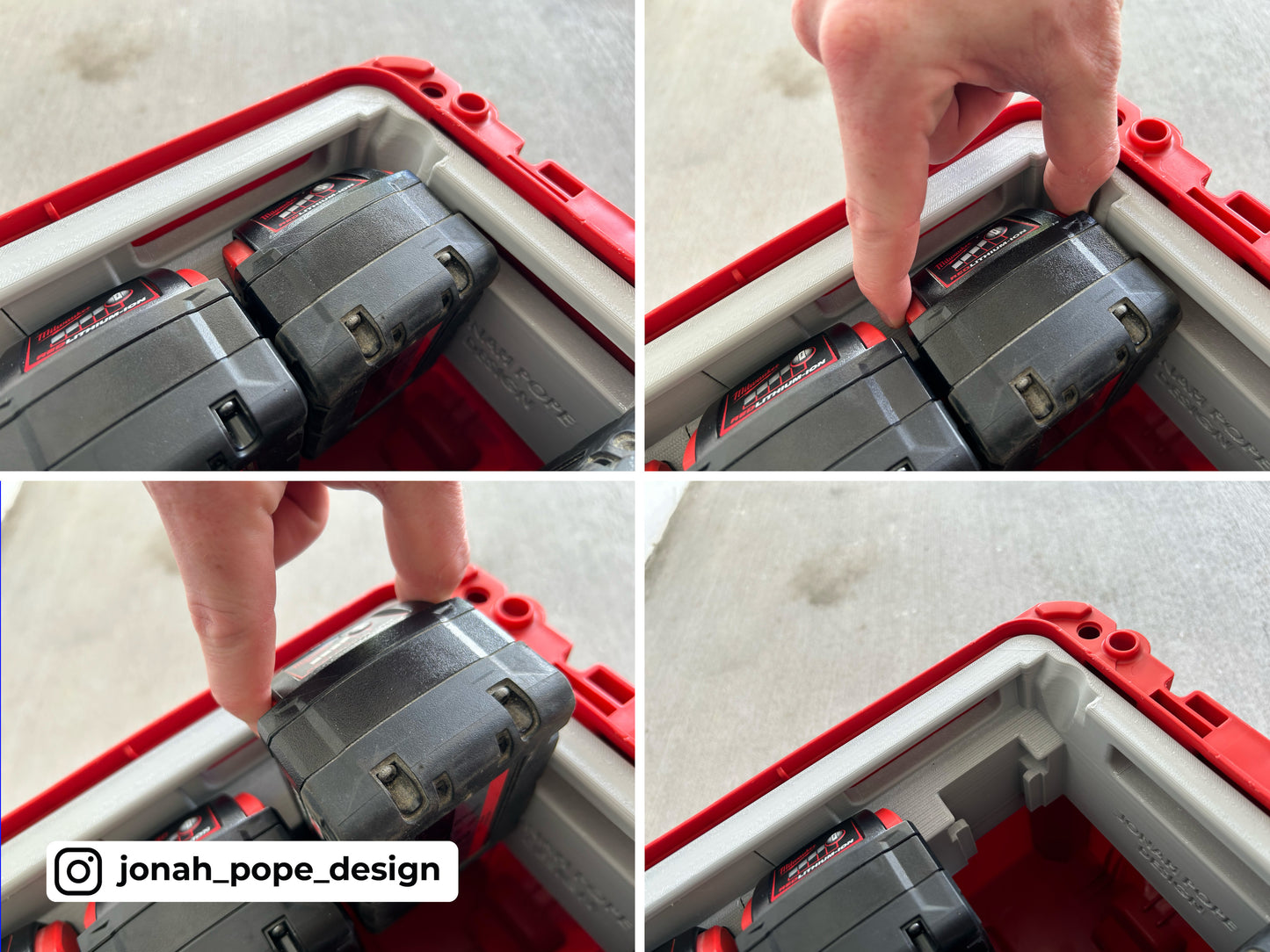 Ammo Can M18 Battery Rack