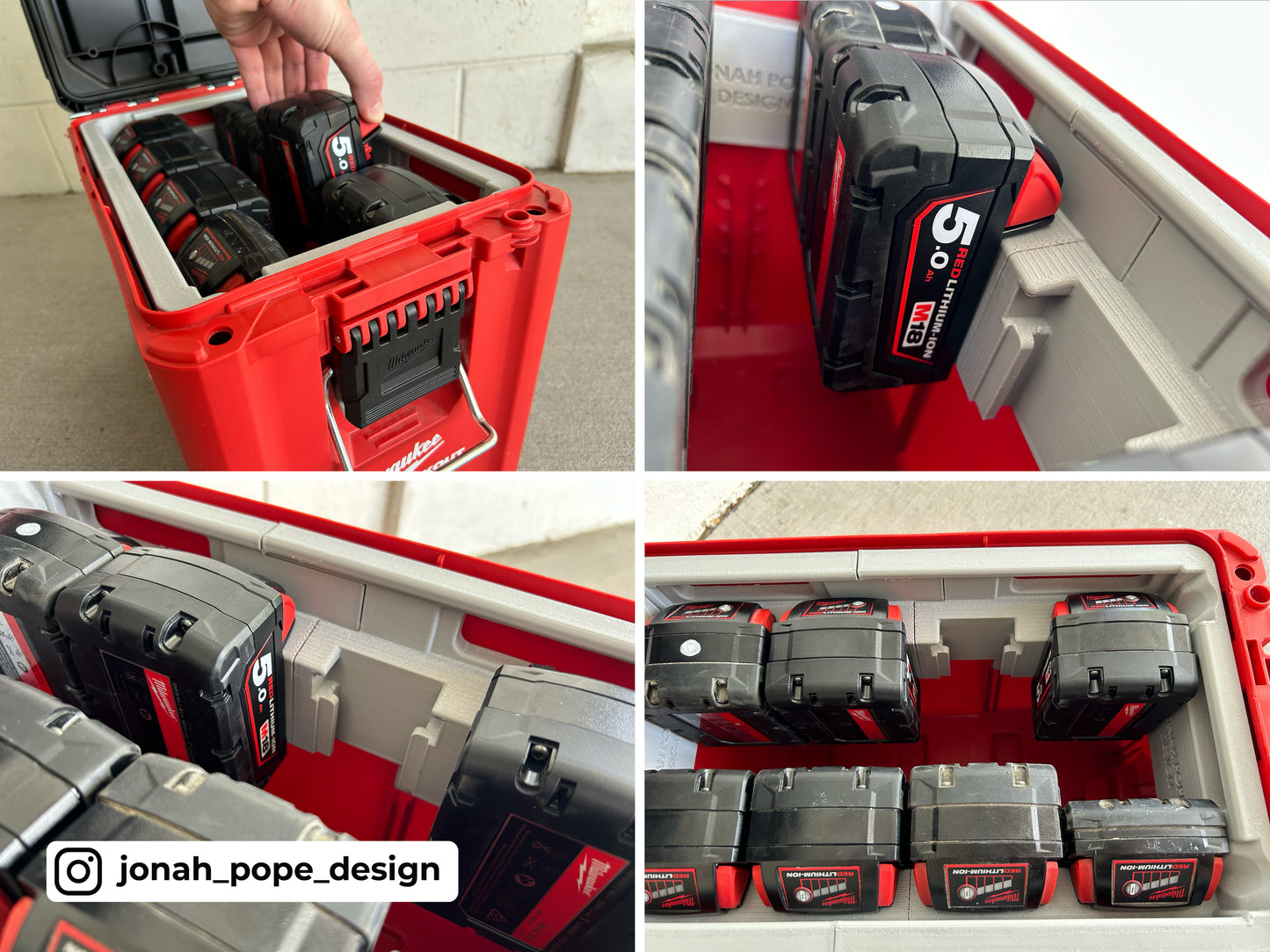 Ammo Can M18 Battery Rack