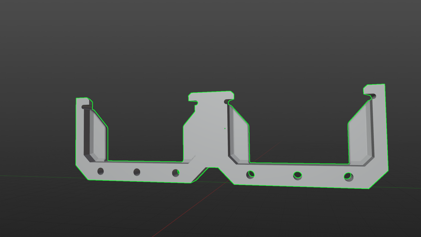 Slim Lockable Packout Wall Mounts 2x1